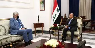 دیدار رئیس‌جمهور عراق با سفیر روسیه