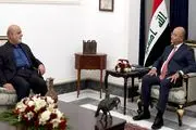 دیدار رئیس جمهور عراق با سفیر ایران در بغداد