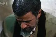 تجدید بیعت احمدی‌نژاد با آرمان‌های امام(ره)