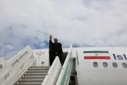 روحانی وارد سنندج شد