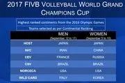  اعلام اسامی حریفان تیم ملی والیبال در رقابت های جهانی 