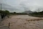 یک رودخانه در مشهد طغیان کرد