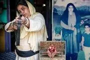 عمه تفنگدار، نگهبان مردم + عکس