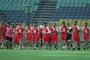 تصاویر عجیب‌ترین تمرین پرسپولیس؛ بدون حتی یک لبخند!