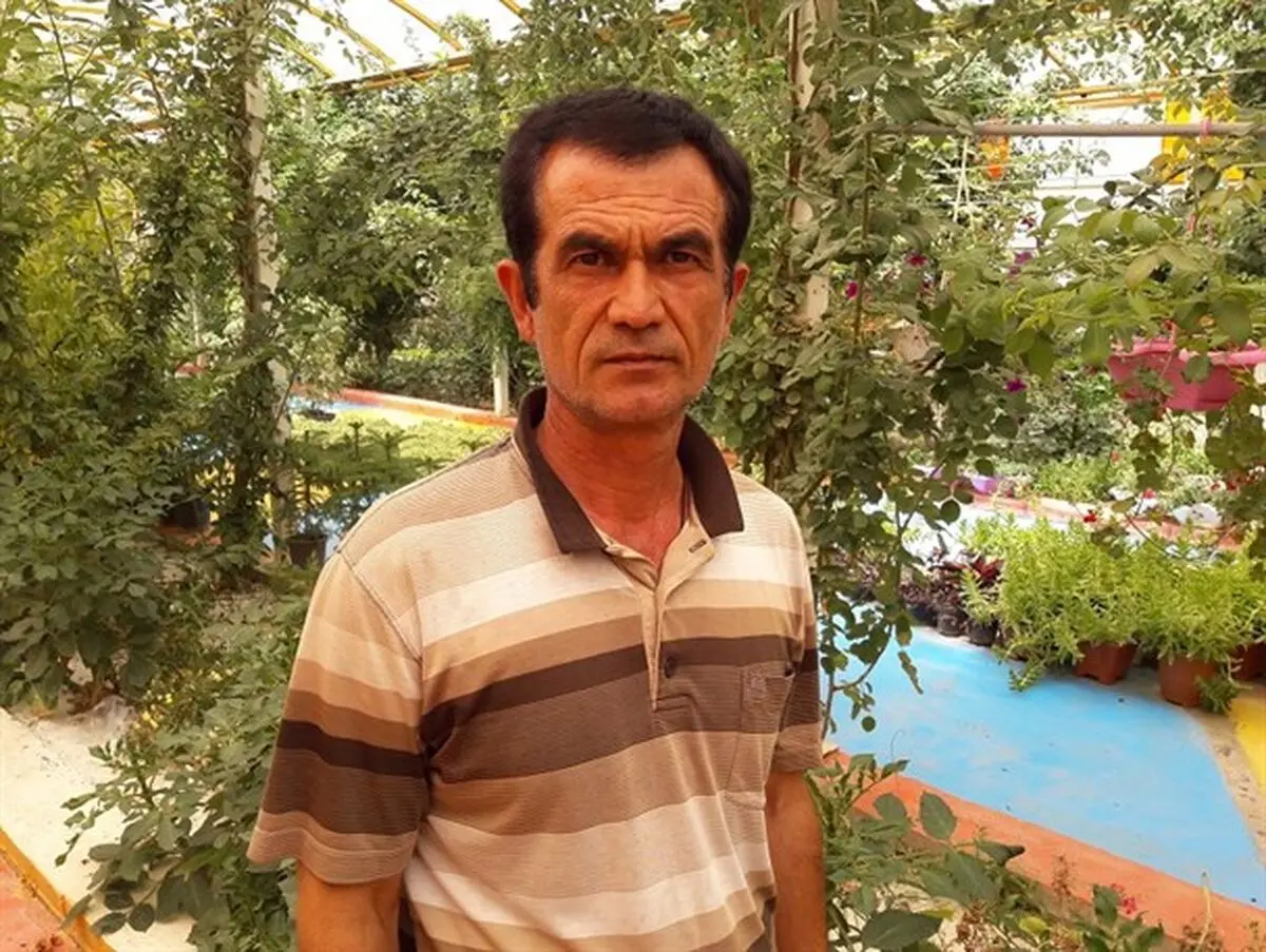 تولید ۵۰ نوع گل و گیاه در نهالستان مرد ۵۳ ساله میانه ای