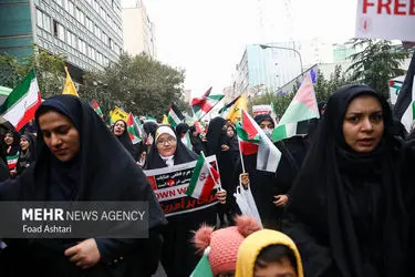 راهپیمایی یوم الله ۱۳ آبان در تهران/گزارش تصویری