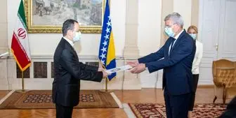 سفیر جدید ایران استوارنامه خود را تقدیم رئیس شورای ریاست جمهوری بوسنی و هرزگوین کرد