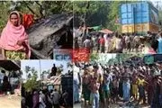 نیم میلیون آواره میانماری راهی بنگلادش شده‌اند