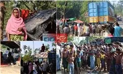 نیم میلیون آواره میانماری راهی بنگلادش شده‌اند