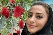 نفیسه روشن در آغوش بازیگر مشهور/ عکس