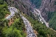 جاده چالوس دوطرفه است