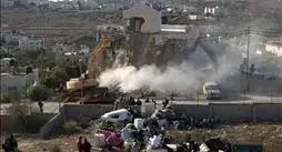 تخریب منزل یک فلسطینی + تصاویر