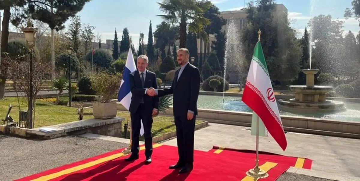 دیدار وزیر خارجه فنلاند با امیرعبداللهیان