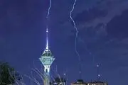 احتمال وقوع تندر و آذرخش در تهران
