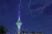 احتمال وقوع تندر و آذرخش در تهران
