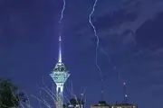 احتمال وقوع تندر و آذرخش در تهران
