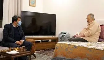 عیادت رئیس سازمان سینمایی از نادر طالب‌زاده