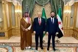تصاویر تاریخی از دیدار جولانی و ترامپ و بن‌سلمان در ریاض
