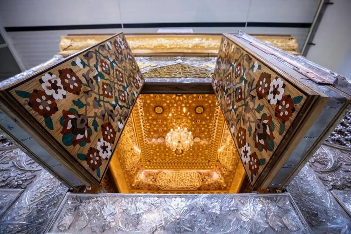 رونمایی از ضریح جدید حرم حضرت زینب در کربلا +عکس