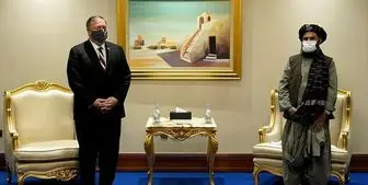 دیدار پامپئو در دوحه با نمایندگان ارشد طالبان
