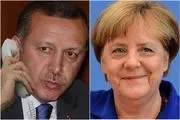 رایزنی تلفنی مرکل و اردوغان درباره سوریه