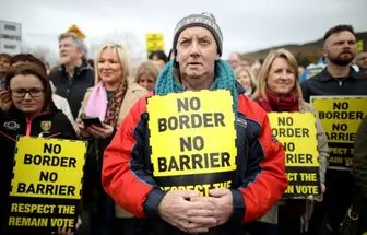 ادامه تجمع ها در اعتراض به برکسیت در ایرلند شمالی