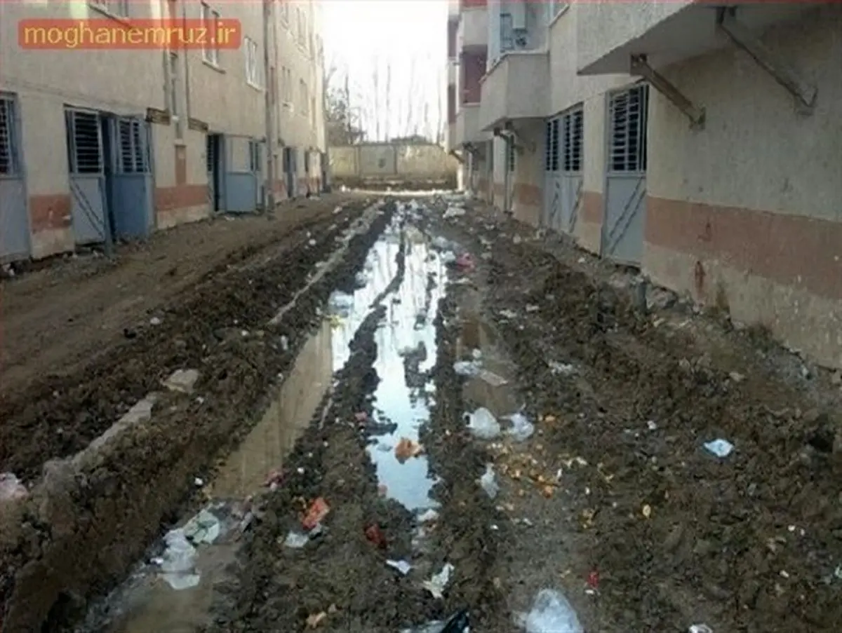 اوضاع مسکن مهر بیله سوار همچنان فلاکت بار+تصاویر