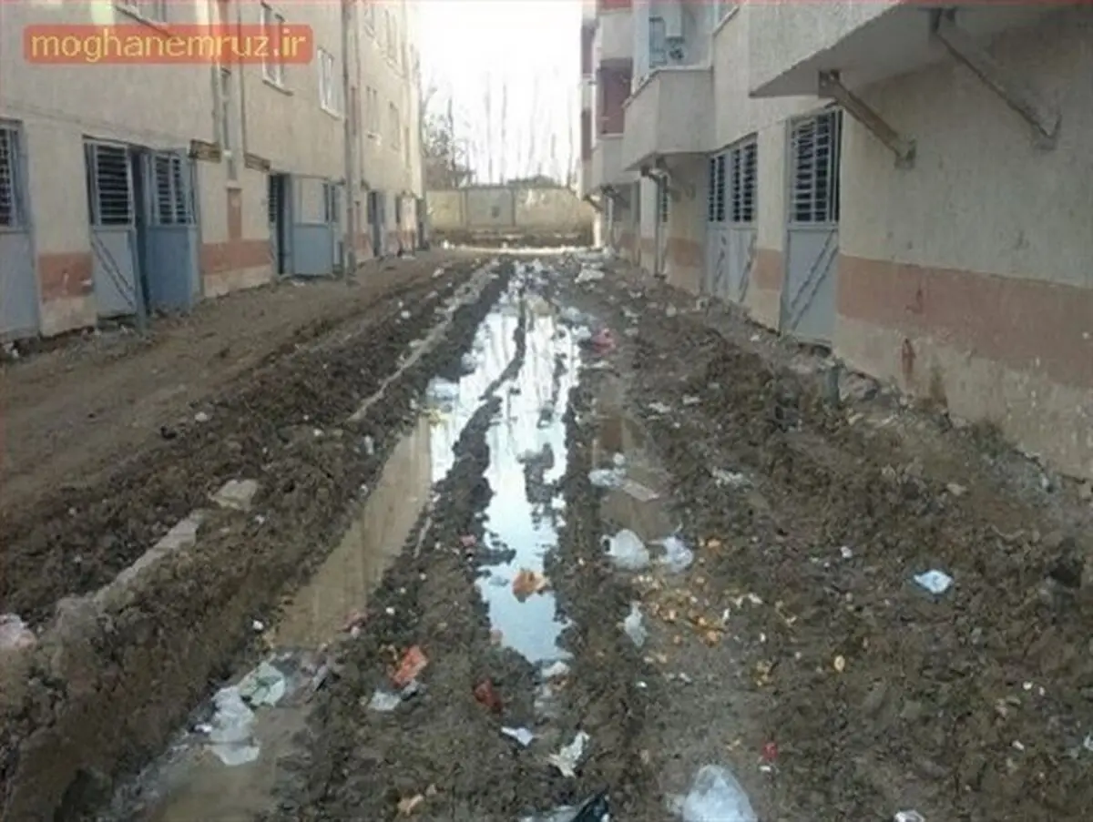 اوضاع مسکن مهر بیله سوار همچنان فلاکت بار+تصاویر