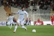 نقی‌زاده با دندان شکسته مقابل پرسپولیس+عکس