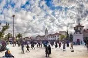 نمایی زیبا از شهر رشت