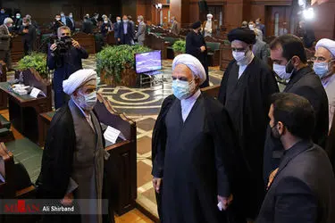 همایش سراسری قضات دادسرا و دادگاه عالی انتظامی قضات با حضور رئیس قوه قضاییه/گزارش تصویری