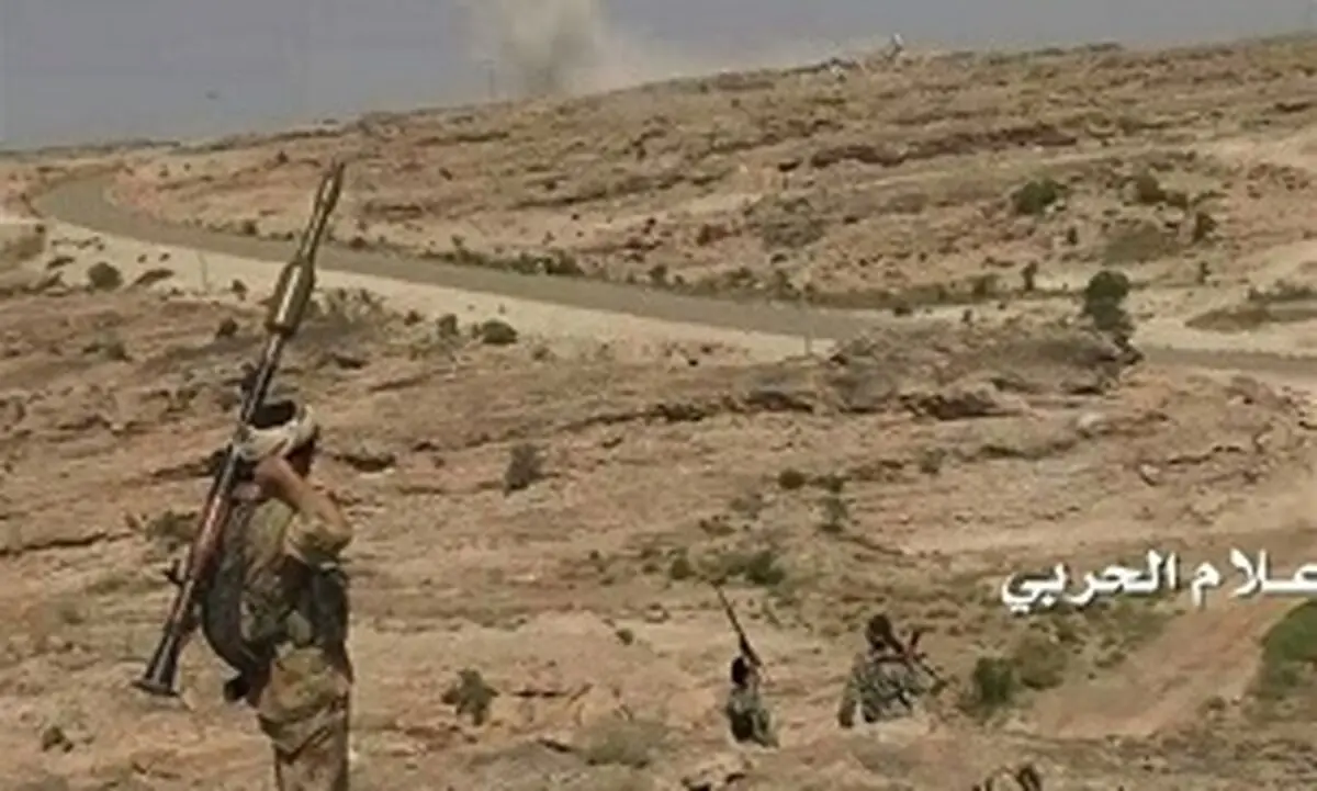 
حملات پهپادی و موشکی به پادگان مزدوران یمن
