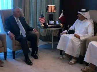 تیلرسون با وزیر خارجه قطر دیدار و گفت وگو کرد