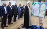نماز جماعت رئیس جمهوربه امامت رئیس قوه قضائیه +تصاویر