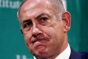 نتانیاهو بازهم در سیاه‌نمایی عیله ایران به کاهدان زد!/ عکس
