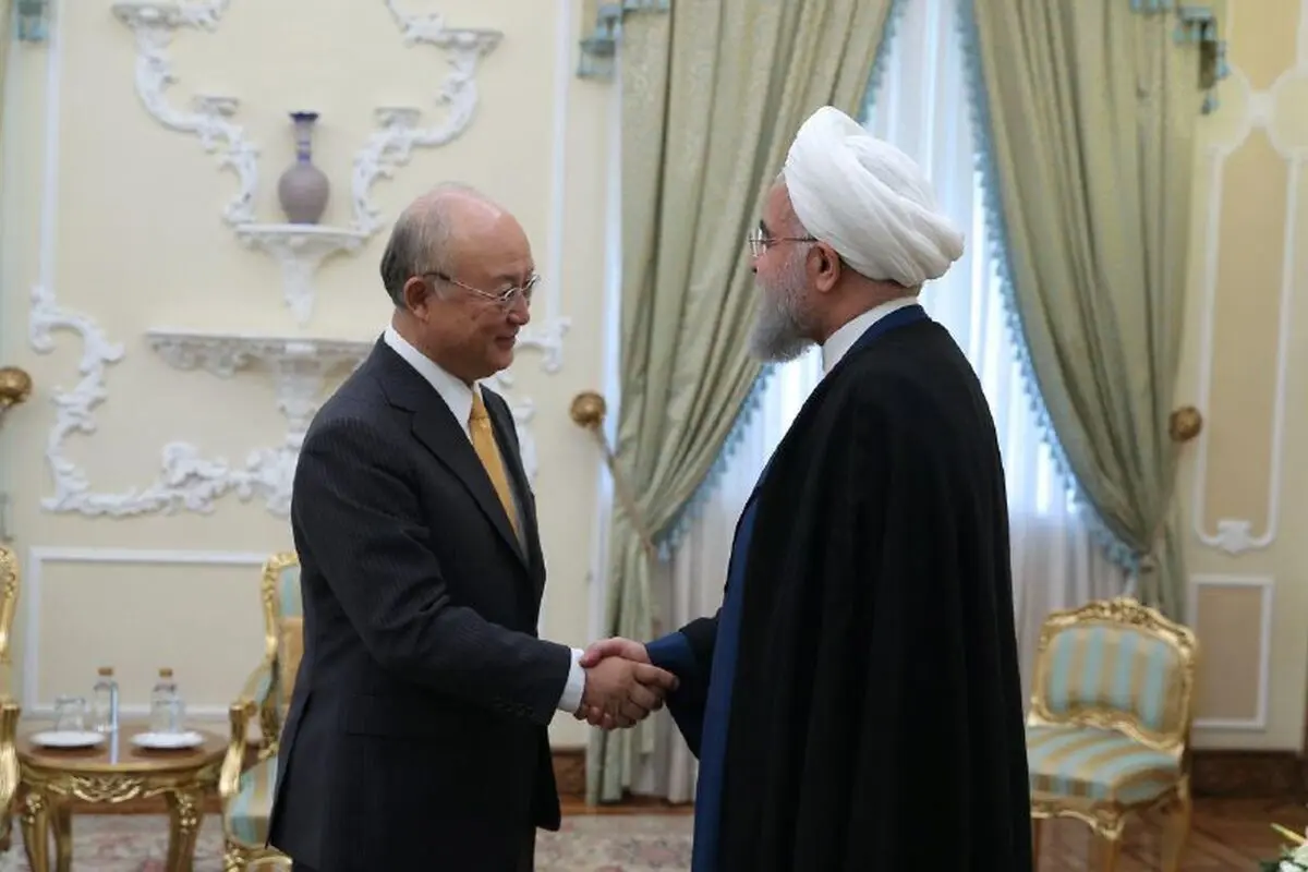 آمانو با روحانی دیدار کرد 