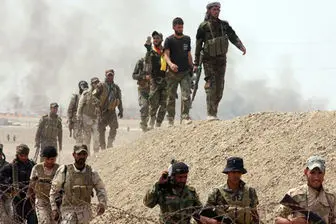 درگیری حشد الشعبی با داعشی ها در شرق زادگاه صدام