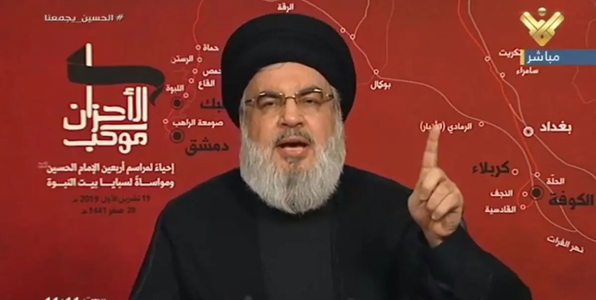 نصرالله: هیچ کس نباید کنار بکشد یا استعفا دهد