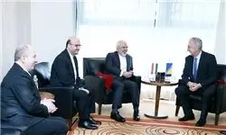 دیدار ظریف با وزیر تجارت خارجی بوسنی