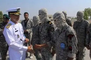 بازدید دریادار سیاری از تیپ عملیات ویژه مسلم‌بن‌عقیل(ع)