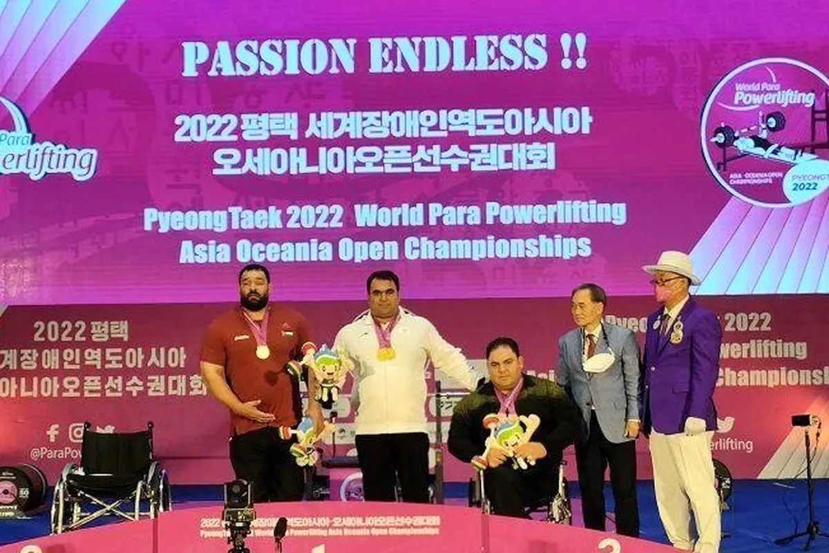 طلای امین‌زاده در دسته فوق‌سنگین پاراوزنه‌برداری آسیا و اقیانوسیه
