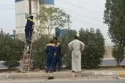 بسیج معاونت حمل و نقل شهرداری تهران تابلوهای مسیر کربلا تا نجف را نوسازی کرد