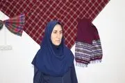هدفم رسیدن به بازارجهانی ابریشم بافی است + تصاویر