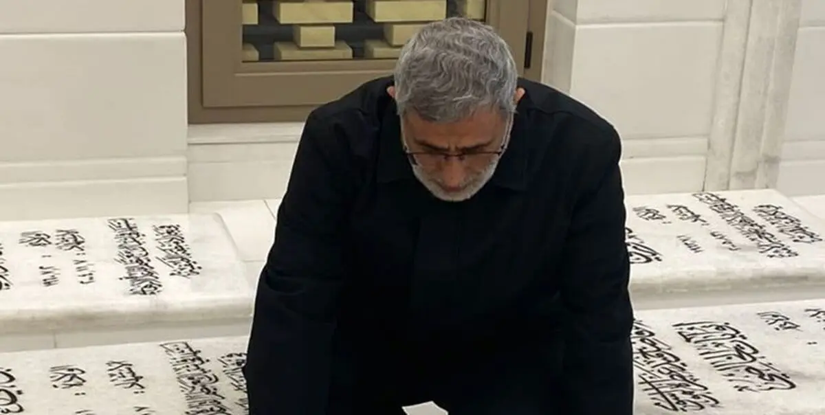 حضور سردار قاآنی در نجف+ تصاویر