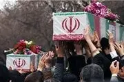 پیکر شهدای مرزبانی در مشهد تشییع شد