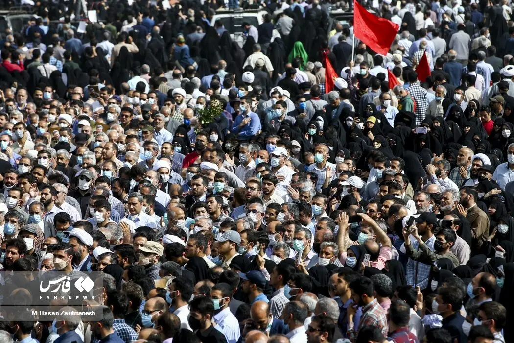 مراسم تشییع پیکر شهید صیاد خدایی/گزارش تصویری