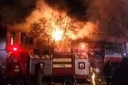 تصاویری از محل آتش سوزی یک مرکز خصوصی ترک اعتیاد در لنگرود