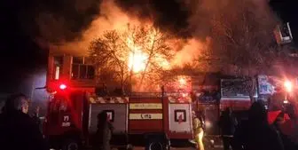 تصاویری از محل آتش سوزی یک مرکز خصوصی ترک اعتیاد در لنگرود