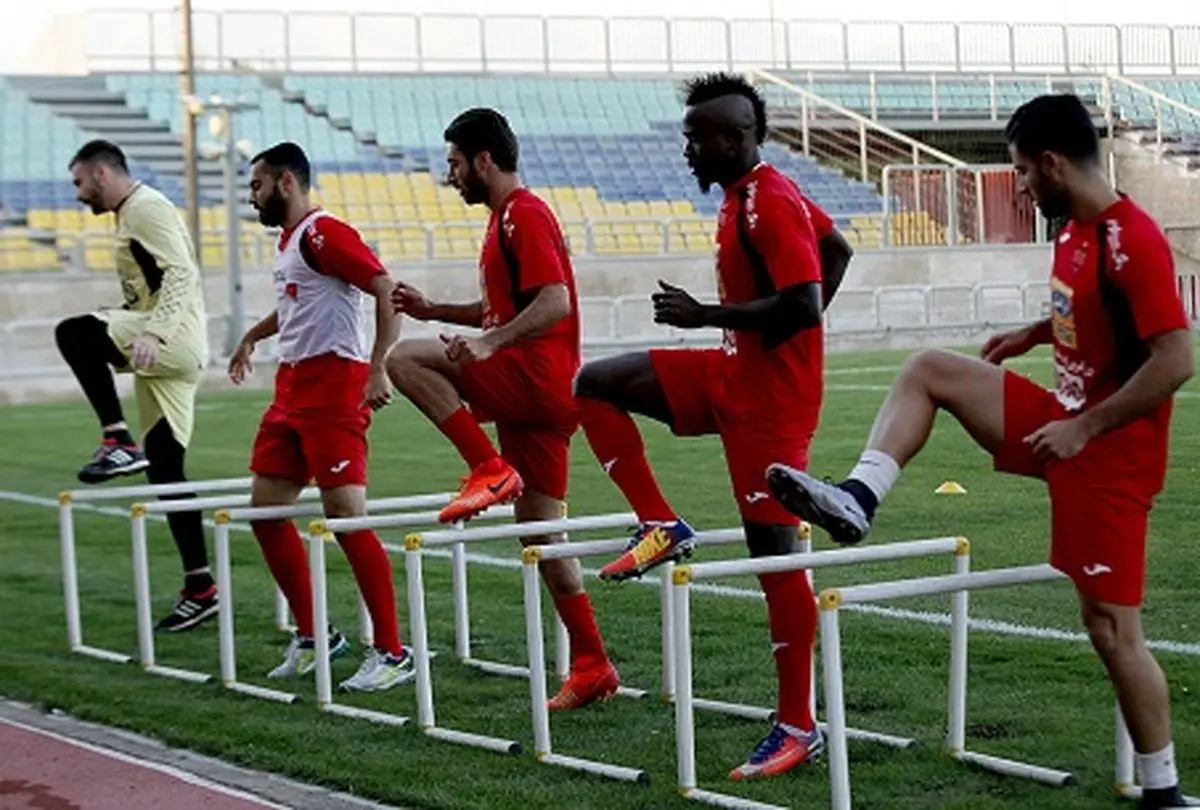گزارش  تمرین پرسپولیس/ مصدومیت دو بازیکن
