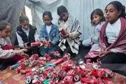ابتکار کودکان غزه برای استقبال از ماه رمضان